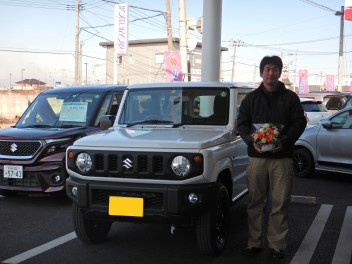 ジムニーご納車させていただきました☆彡