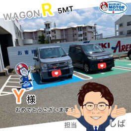 ワゴンR５MT　納車式
