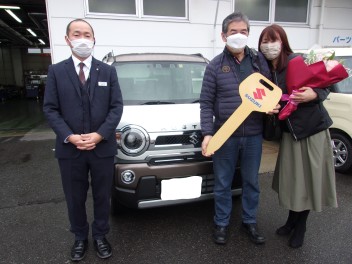 Y様　素敵なハスラ―をご納車です！