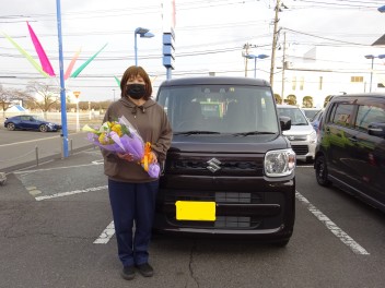 スペーシアご納車になりました♪