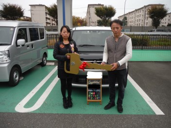 ご納車おめでとうございます。