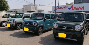 大人気！ハスラーの展示車が新しく入荷しました！