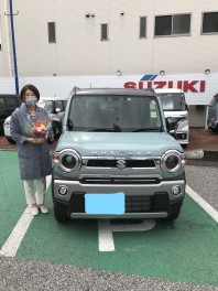 ハスラーご納車おめでとうございます