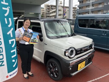 ハスラーの試乗車ありますよーー！