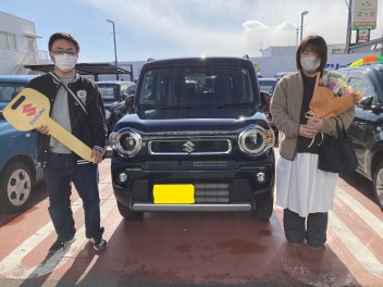H様　ハスラーご納車です！