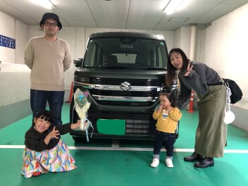 スペーシアカスタムご納車おめでとうございます！！