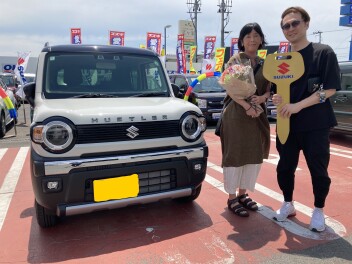 O様　ハスラータフワイルドご納車です！