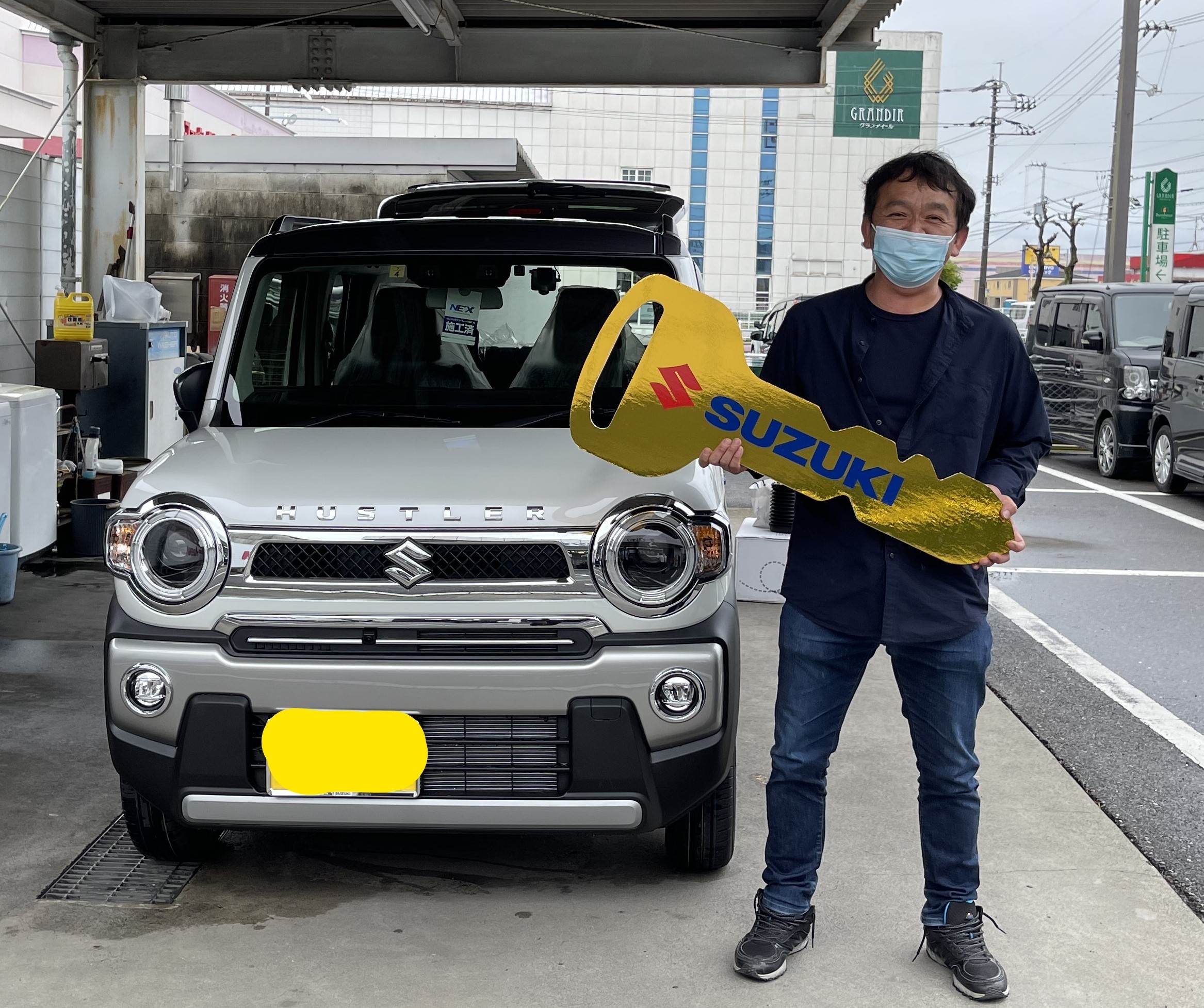 N様 ハスラーjスタイル納車 納車ギャラリー お店ブログ 南四国スズキ販売株式会社 スズキアリーナ土佐