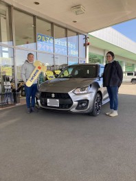 スイフトスポーツご納車おめでとうございます！