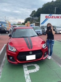 スイフトスポーツご納車させて頂きました！！