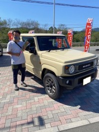 大変お待たせいたしましたジムニー納車させて頂きました！！