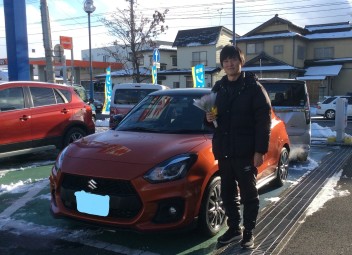 スイフトスポーツご納車いたしました！