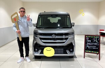 スペーシアカスタムご納車でした☆
