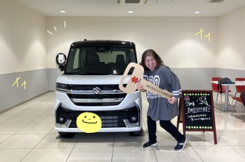 スペ－シアカスタムご納車でした☆彡