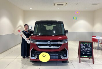 スぺーシアカスタムご納車でした☆