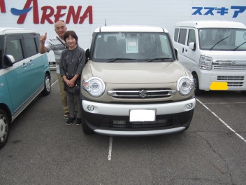 クロスビー納車させて頂きました！！
