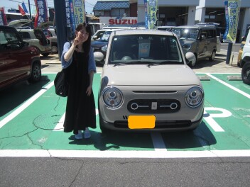ラパン納車させて頂きました！！