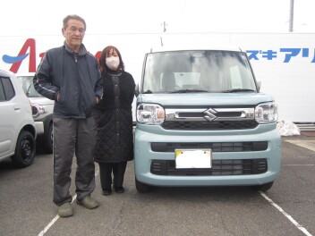 スペーシア納車させて頂きました！