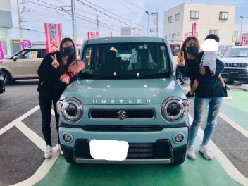 ハスラーご納車です(⋈◍＞◡＜◍)。✧♡