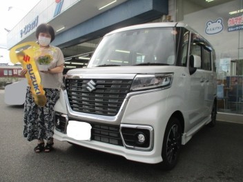 K様、納車にお越し頂き有難うございます