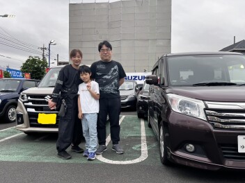 ソリオ納車しました。