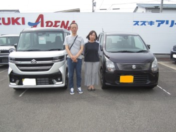 スペーシアカスタムご納車させて頂きました！