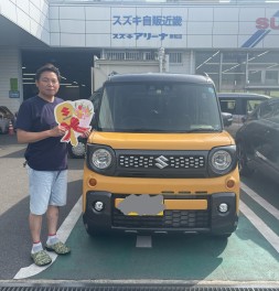 スペーシアギアご納車致しました‼