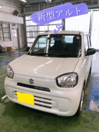 新型アルト試乗車