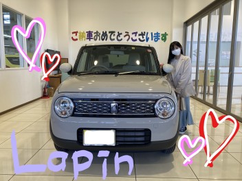 ラパンご納車です❀