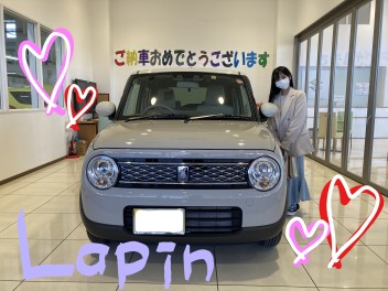 ラパンご納車です❀