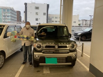 ハスラーＪスタイルご納車させて頂きました！