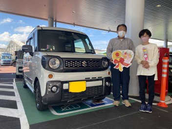 純白のスペーシアギアご納車