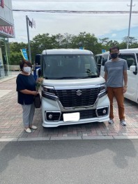 スペーシアカスタムご納車させて頂きました！！！