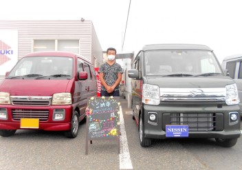 スペシャルグレード★エブリイワゴン納車！