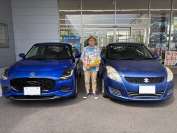 スイフトからスイフトへお乗り換えありがとうございます！