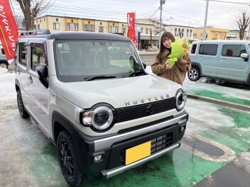 タフかわいい！ハスラーご納車おめでとうございます！