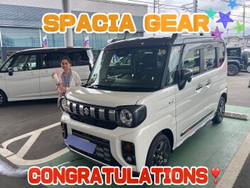 スペーシアギアご納車おめでとうございます♪
