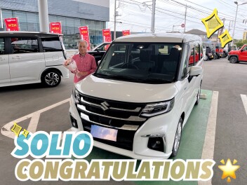 ソリオご納車おめでとうございます！