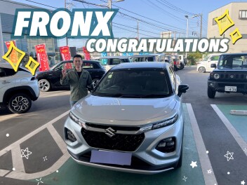 フロンクスご納車おめでとうございます☆彡