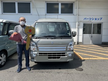 T様にスーパーキャリィをご納車させて頂きました