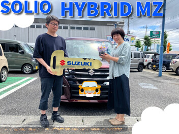ソリオご納車です