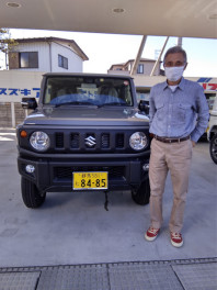 ジムニーの納車おめでとうございます