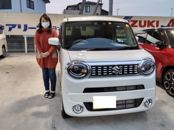 ワゴンRスマイルご納車おめでとうございます！