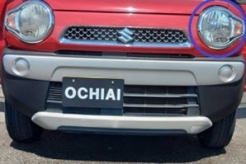 ヘッドライトくもり