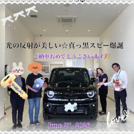 【ご納車】お仕事の相棒としても活躍！クロスビーをご納車いたしました☆彡