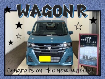 Ｋ様【ワゴンＲ】ご納車おめでとうございます!!