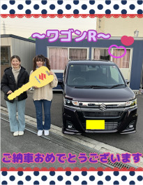 ★ワゴンＲカスタムＺご納車おめでとうございます★