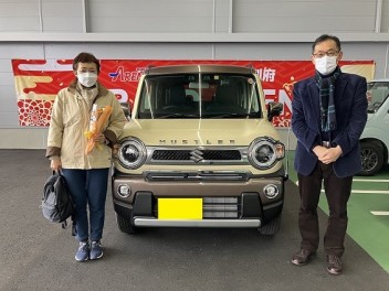 ハスラーＪスタイルⅡご納車ありがとうございます