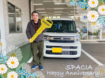 祝ご納車☆K様☆スペーシア