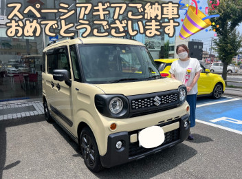 スペーシアギアご納車させていただきました☆